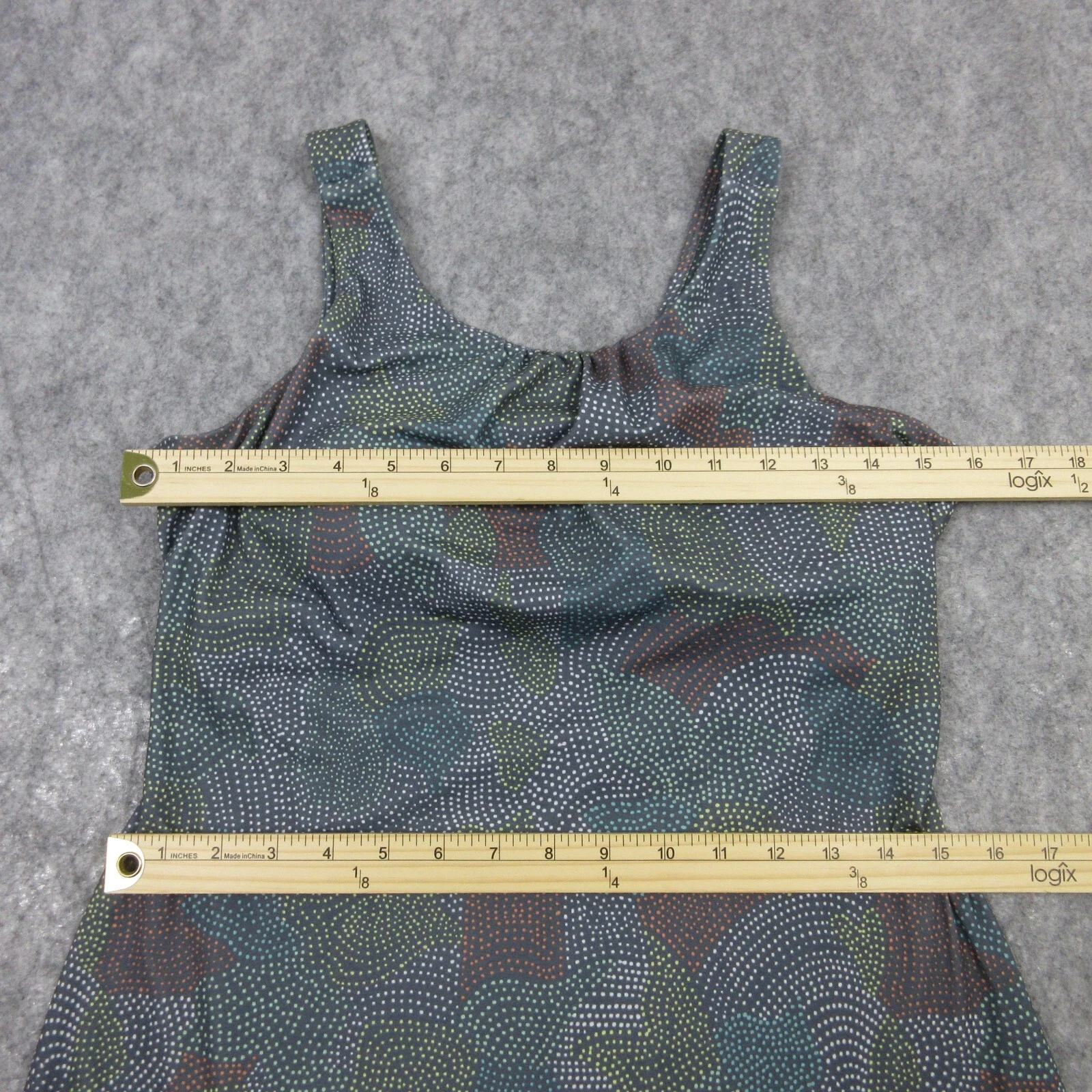 prana dress tank stretch activewear geometric summer beach 