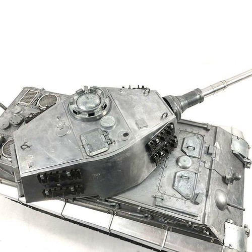 Mato Almost 100% Metal 1/16 King Tiger 1228 Infrared KIT RC Tank Barrel Recoil - Picture 8 of 9