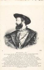 CP PORTRAIT BIOGRAPHY FRANCOIS 1ST - 33747