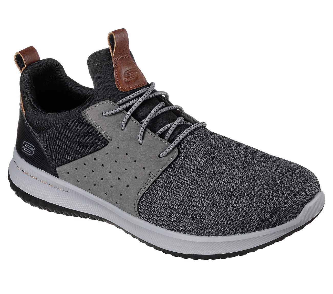 Skechers Men's Delson - Camben Sneakers - Black, 11.5