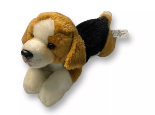 Yomiko Classics Plush Realistic Beagle 11” Puppy Dog Stuffed  Russ Berrie - Picture 1 of 12