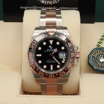 Rolex GMT-Master II 126711CHNR Root Beer Rose Gold Steel NEW 2024 COMPLETE SET