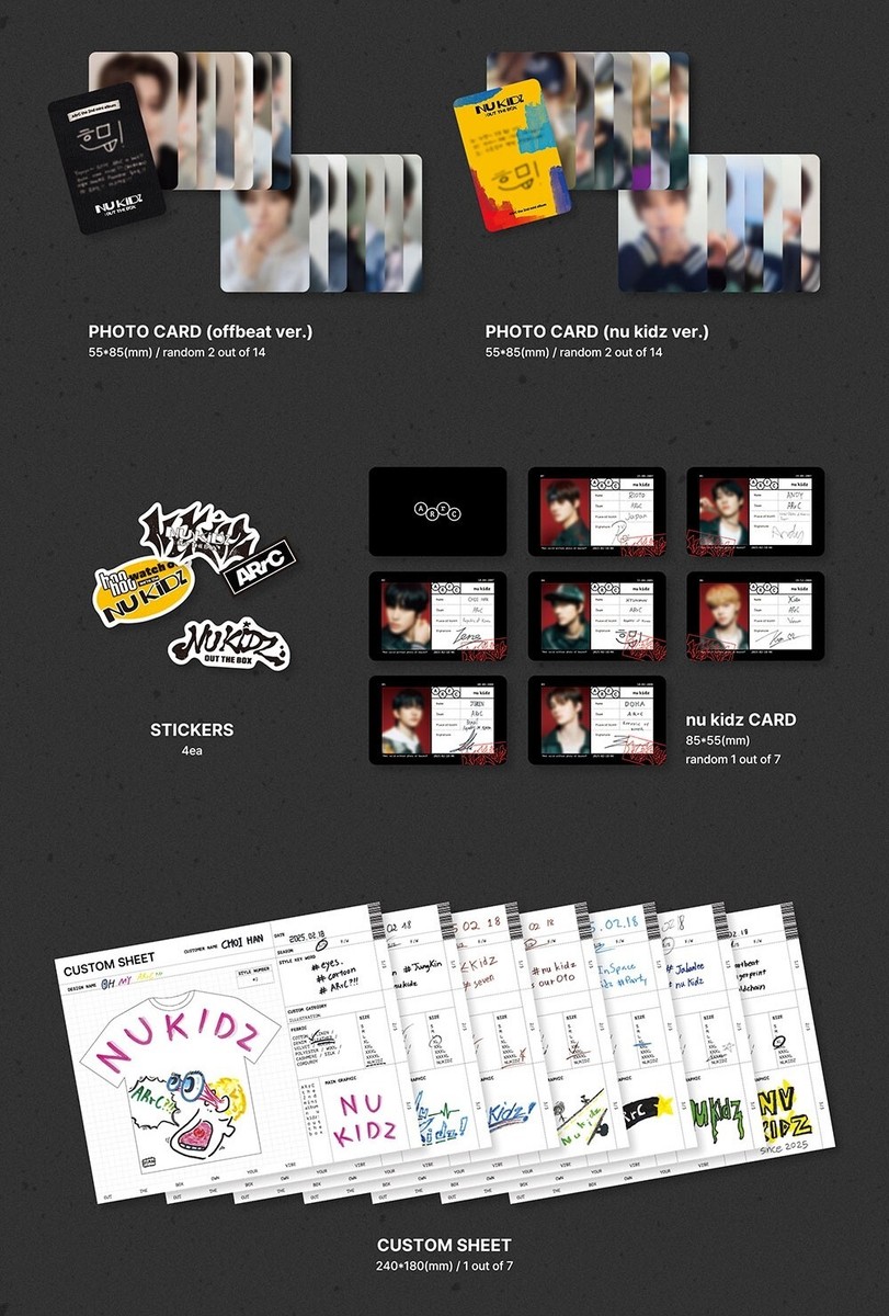 1P] ARrC - 2nd mini album [nu kidz: out the box] Photo Card