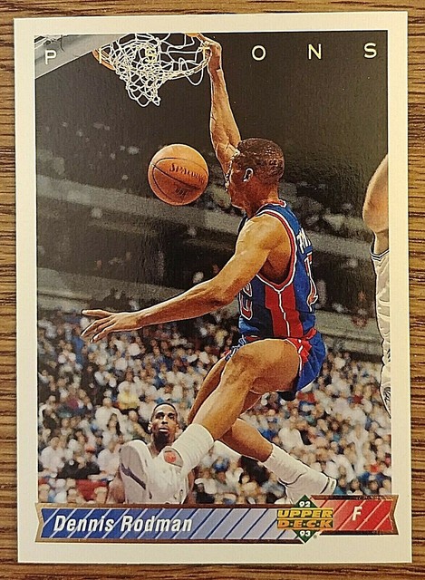 1992 93 Upper Deck DENNIS RODMAN Basketball Card EBay