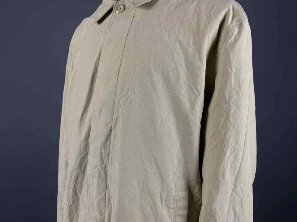 Hombres Gant USA E.G Journey Beige Nylon Abrigo Chaqueta Talla 2XL / XXL Foto 3 de 4