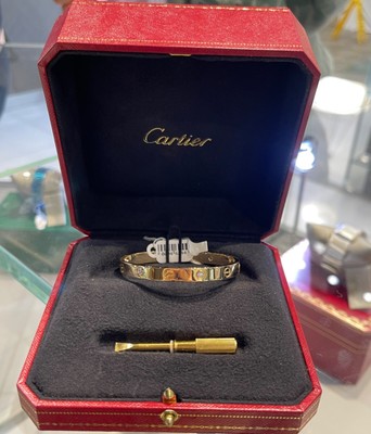 cartier love bracelet 6 diamonds price