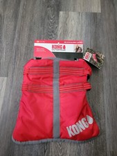 NWT Kong Outerwear Rip-Stop Blanket Jacket Sz XS, 12 -14 Red/Gray, Reflective
