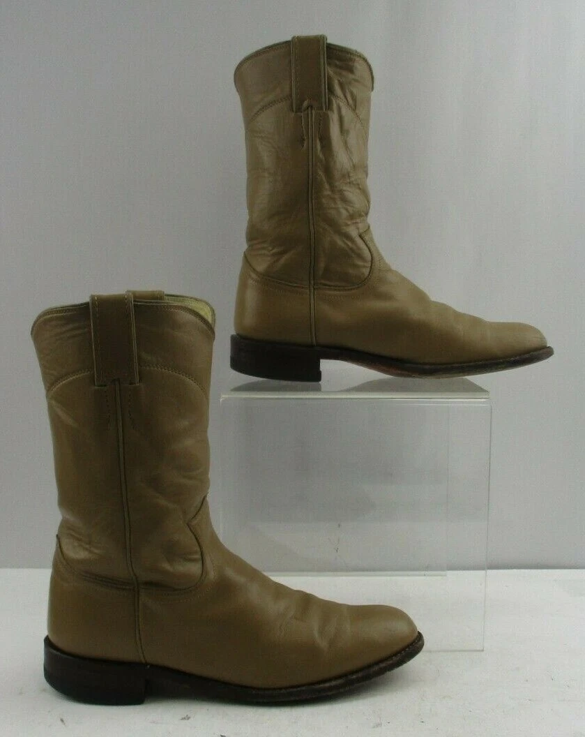 Justin round store toe boots