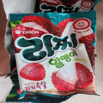 New Orion Fruit gummy lychee jelly sweet candy adult snacks 67g