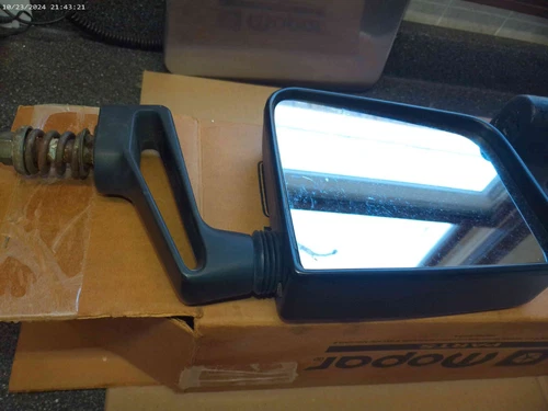 Mirror Jeep TJ Wrangler Driver Side Left Mirror Black 82201773 1997-06?? Used