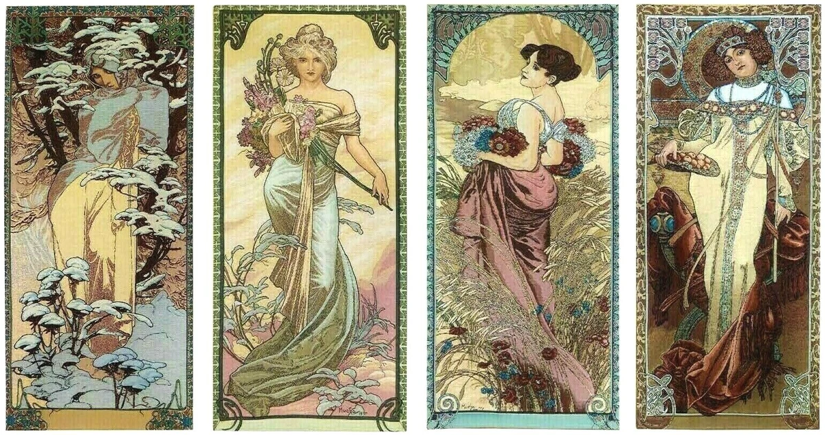 Mucha tapestry new arrivals