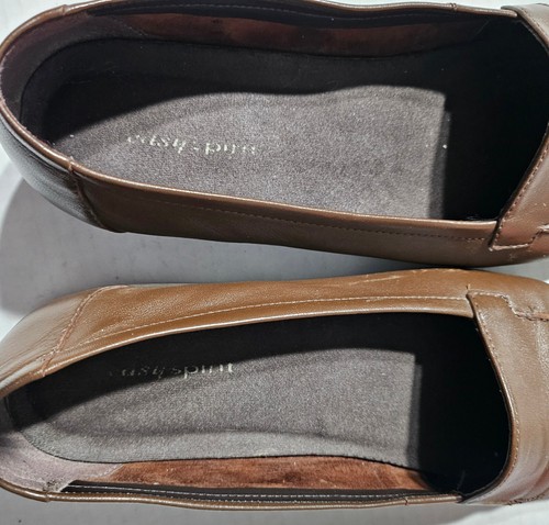 Easy Spirit Loafer Shoes Slip On Flats Leather Upper Esvale Womens Size 9.5 - Picture 7 of 9