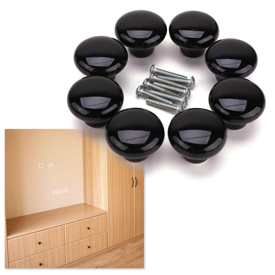 Ceramic Ceramic Door Knobs 1-32Set of 38mm Kitchen Cupboard Drawer Pull Handle - Image 3 of 4