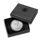 2021 W Uncirculated (Burnished) Silver American Eagle Type 2 (21EGN) + Box & COA