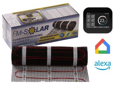 Elektrische Fußbodenheizung 200W elektro Bodenheizung Set elektrisch Fliese Bad