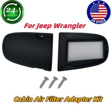 Cabin Filter Adapter w/Air Filter&Splash Guard For Jeep Wrangler TJ/LJ 2000-06