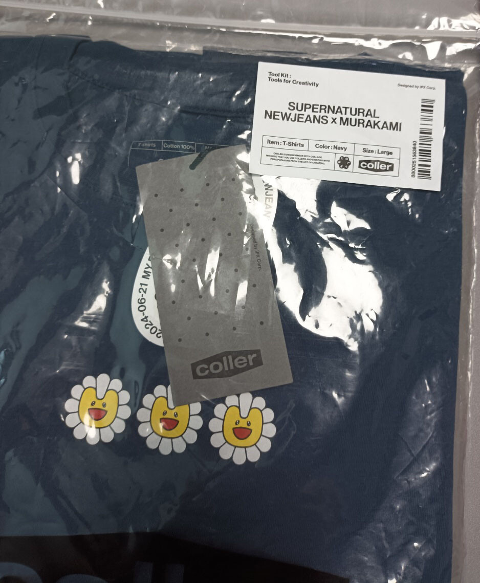 早い者勝ち　Bunnies Camp ペンミ Tシャツ Size L NewJeans x MURAKAMI Bunnies Camp 2024 Tokyo Dome T