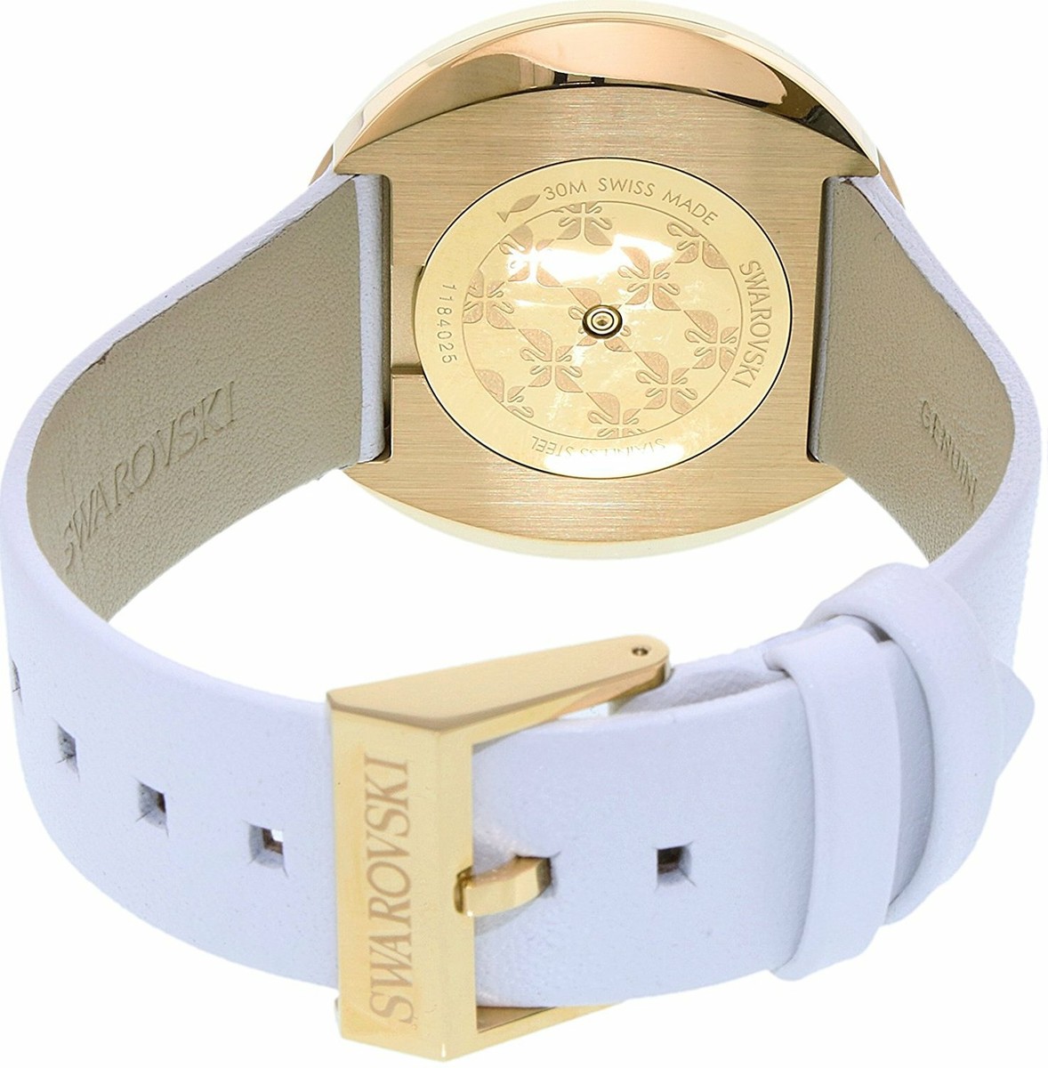 Swarovski Crystal Swiss Watch CRYSTALLINE Yellow Gold White