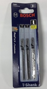 Bosch Tools 3pk Bi Metal T Shank Laminate Flooring Jig Saw Blade