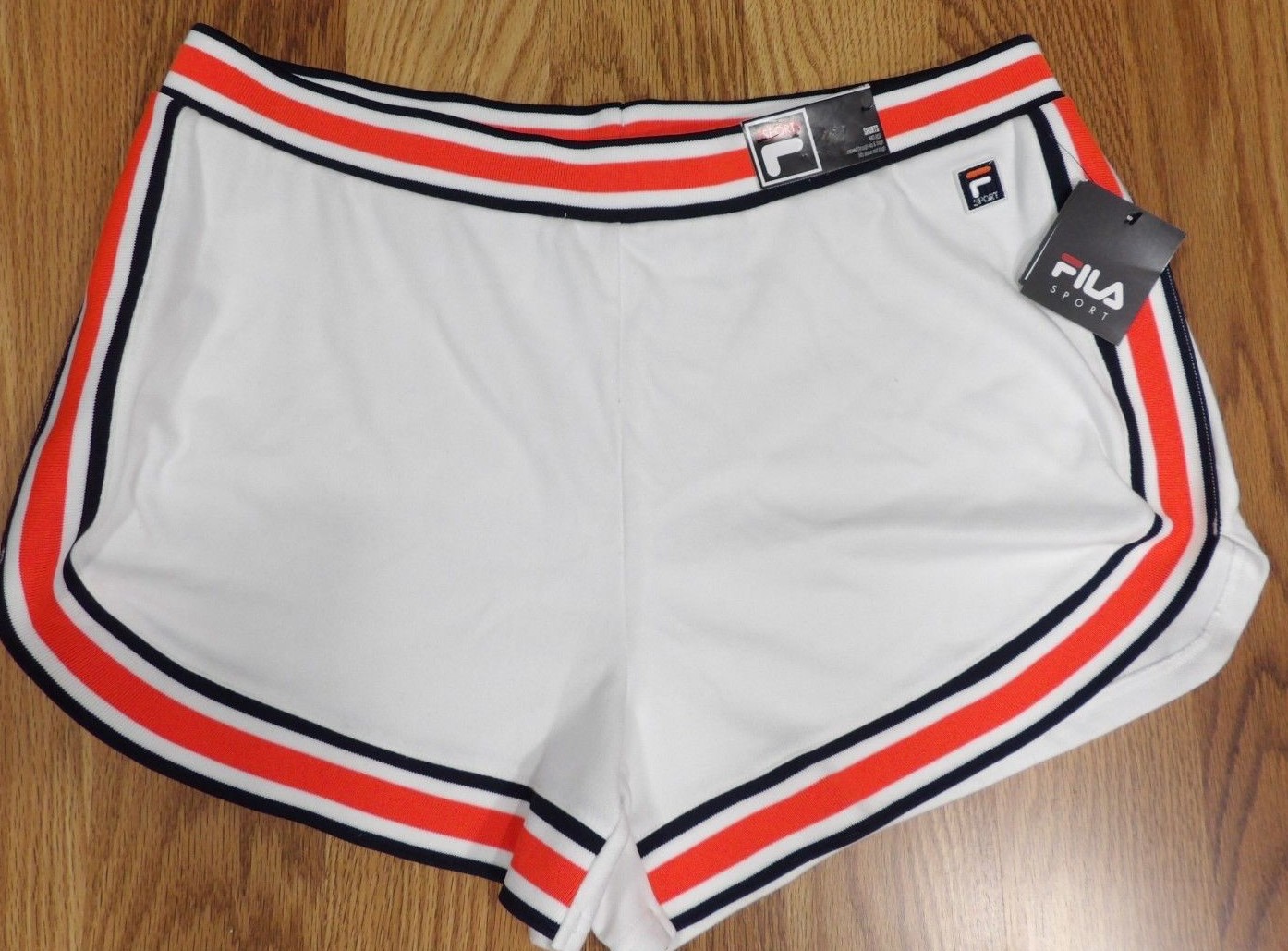 Pantaloncini attivi Fila Sport a righe multicolore vestibilità media taglia L PN93