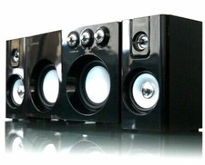 Casse doppio woofer altoparlanti 2.1 computer notebook dolby pc subwoofer audio