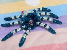 Handcrafted Crochet Spider Amigurumi Cute Halloween Insect Plushie Boots
