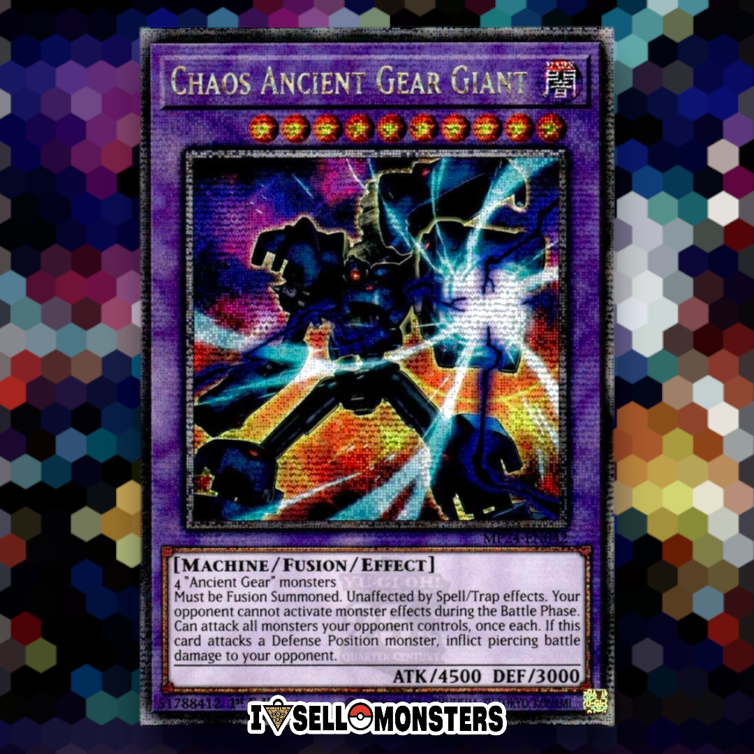 Yu-Gi-Oh! TCG 1x QCR Chaos Ancient Gear Giant MP24-EN029 x1 Yu-Gi-Oh! TCG 1x QCR Chaos Ancient Gear Giant MP24-EN029 x1