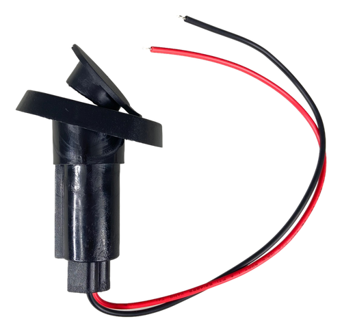 MARINE BOAT 2-PRONG NYLON STERN LIGHT POLE BASE BLACK COVER SOCKET FOR PLUG-IN - 第 1/6 張圖片