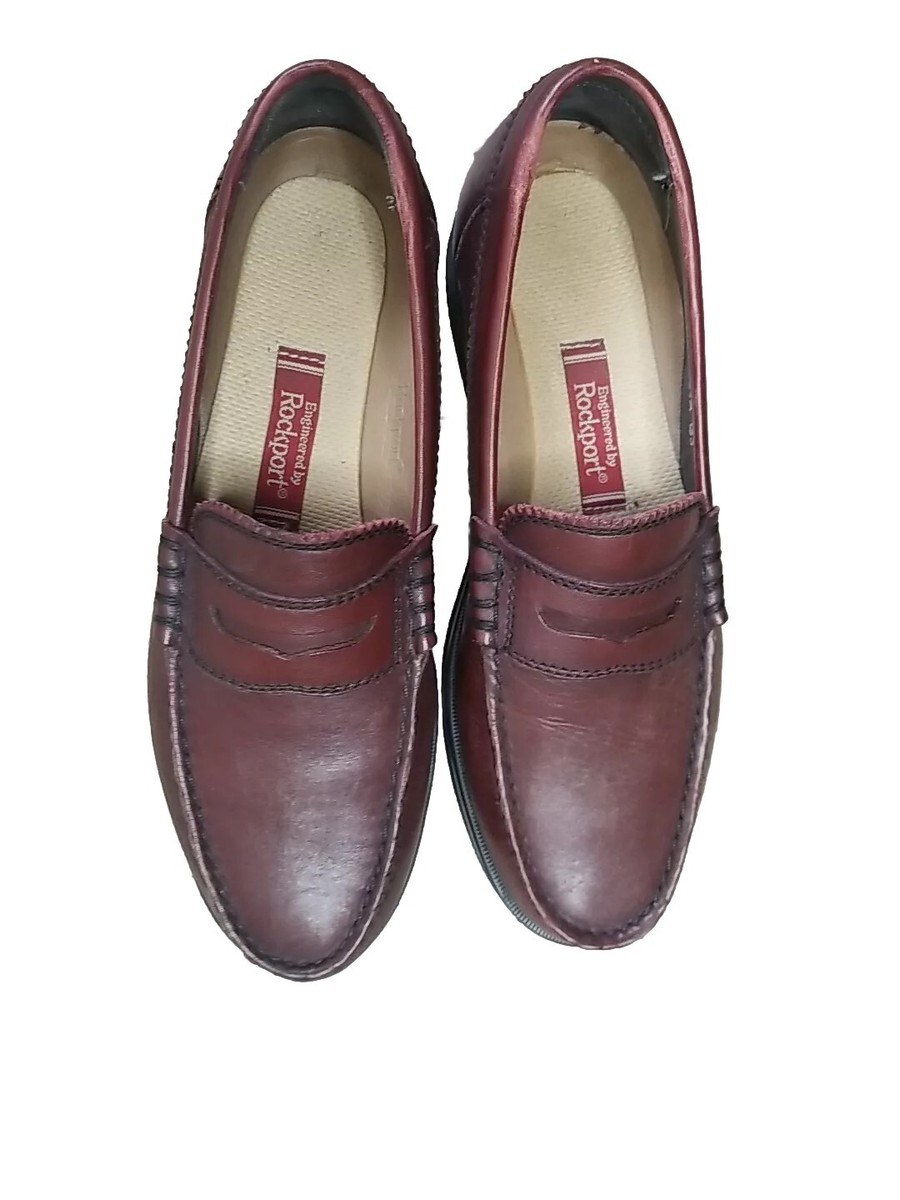 Mens Rockport Leather Loafers Beef Roll Sz 10.5 | eBay display picture 2