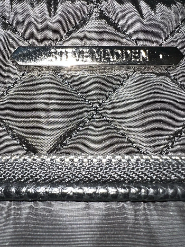 Steve Madden Black Quilted Nylon Sling, Black. Perfect Gift! Last one! - Image 4 of 4