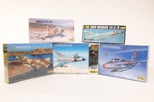 HELLER, un lot de 5 maquettes d'avions neuves à monter 1:48 ; lot N°29