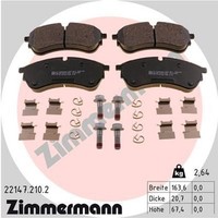 Zimmermann BremsbelÄGe Passend FüR VW Crafter SY SX SZ SYI SYJ MAN TGE UZ