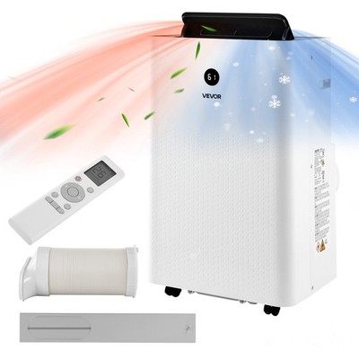 VEVOR Portable Air Conditioner Heater Combo 14000 BTU 5-in-1 with Remote Control