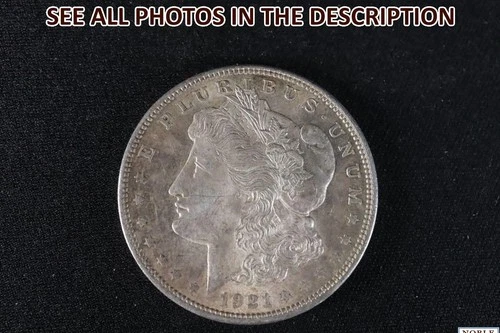 NobleSpirit (JL) Desirable 1921 Morgan Silver Dollar AU About Uncirculated