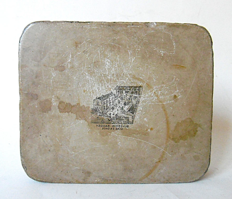 PIERRE LITHOGRAPHIQUE, OBJET DE METIER, ETIQUETTE VIN: BLEBOIS BAUDRY, début XXe - Photo 2/4