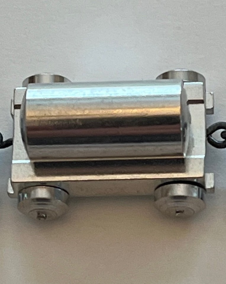 Rame De Train Miniature Aluminium Gebr Hildner - 8 Voitures - Fabriqué En Allemagne Années 70
