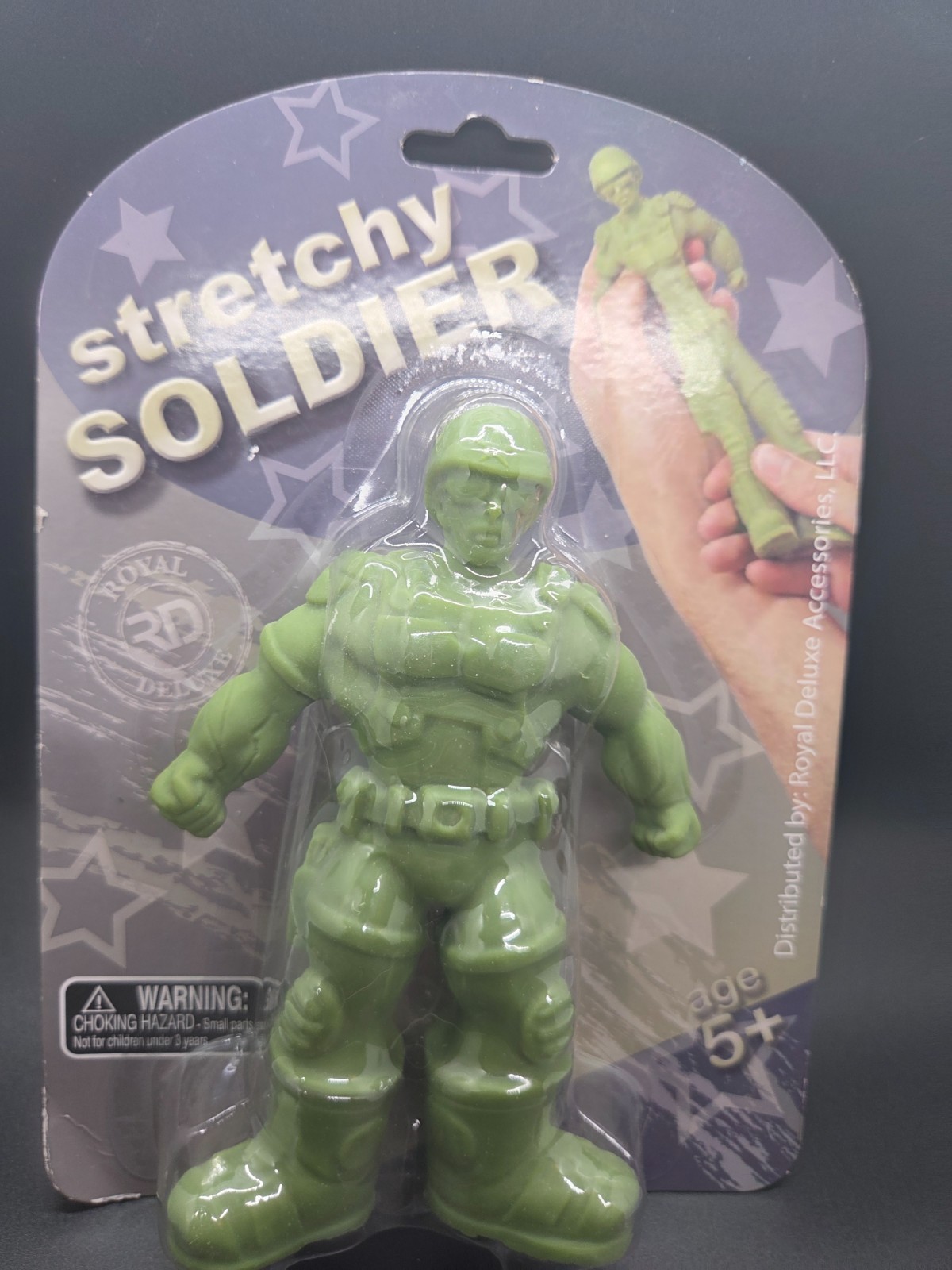ARMY Soldier Stretchy Figure Fidget Toy New Green