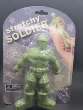 ARMY Soldier Stretchy Figure Fidget Toy New Green