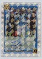 2021 Panini Clearly Donruss Holo Rated Rookie Logo Terrace Marshall Jr Auto 15r3