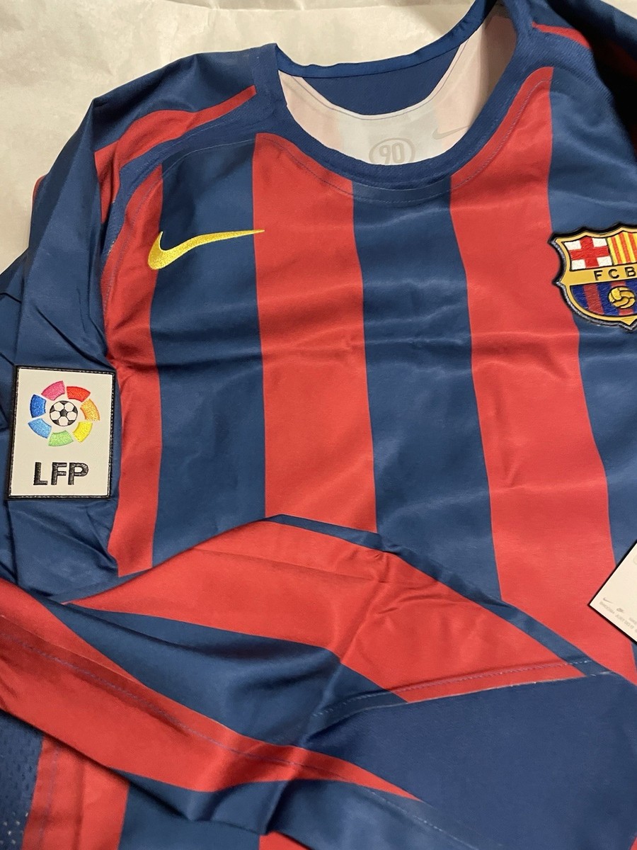 Nike FC BARCELONA 05/06 REISSUE S RONALDINHO 10 Jersey 100