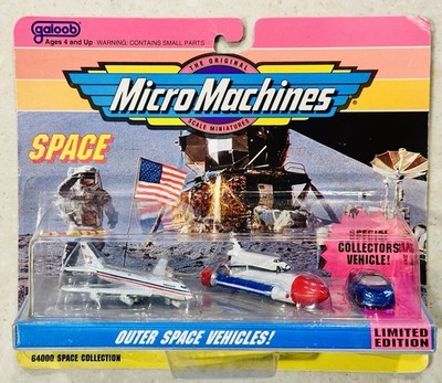 Micro Machines OUTER SPACE VEHICLES Limited MOON LANDING Mint Package