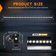 20283440424852 13-row Led Light Bar Spot Flood Beamoffroad Driving Lamp