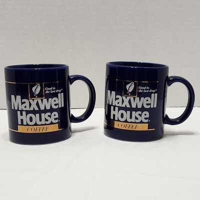 Vintage Maxwell House Coffee Mug  ''Good To The Last Drop'' Set of 2