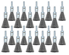 20x Pinselbürste 12mm Drahtbürste Topfbürste Rundbürste für Bohrmaschine HERO