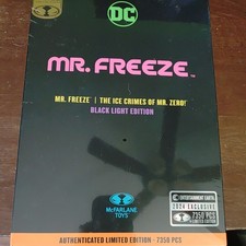 McFarlane DC Multiverse Mr. Freeze Black Light Gold Label 7  Action Figure New