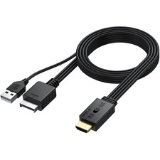 PS1, PS2 Adapter, HDMI Konverter, 4:3/16:9, 1080P, Plug and Play, Kabel