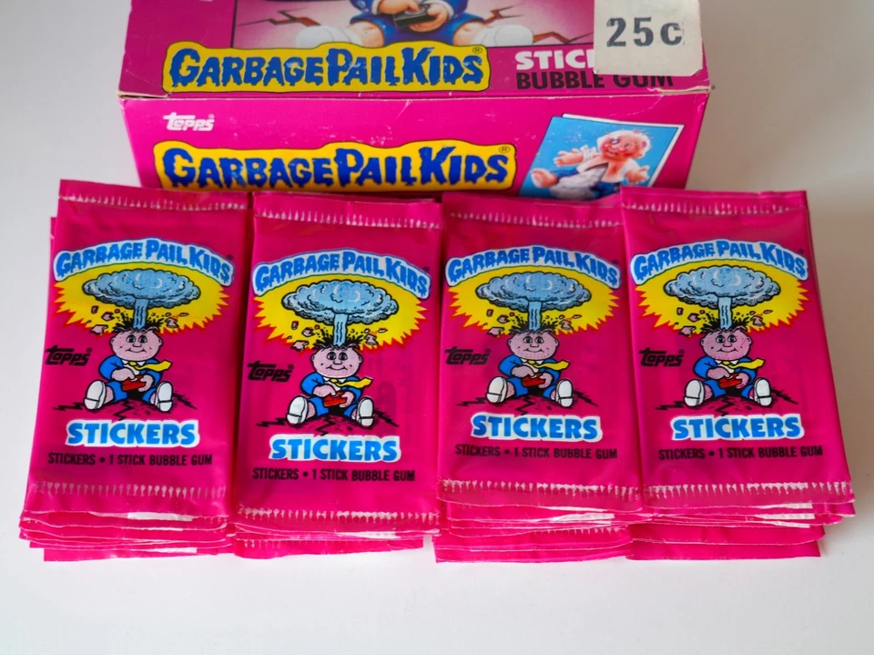 1985 Topps Garbage Pail Kids Series 1 OS1 UK Box 40 Sealed Packs GPK - Bild 1 von 4