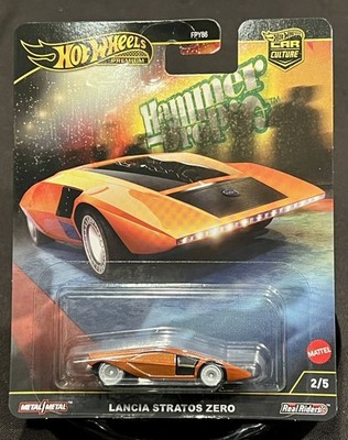 Hot Wheels Premium Lancia Stratos Zero #2/5 Car Culture Hammer Drops 2025