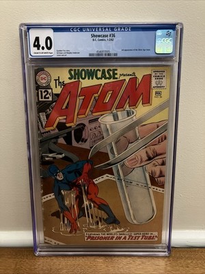 Showcase #36 CGC 4.0 3rd Appearance of the Silver Age Atom Ray Palmer DC 1962