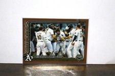 2025 Topps Oakland Athletics Team Card #594 Gold Border /2025 A’s